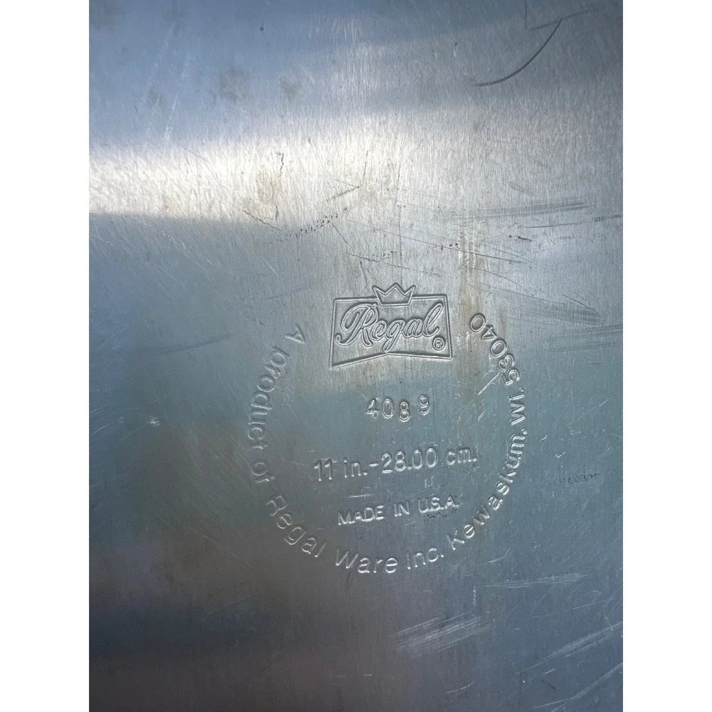 Regal Ware 4089 Square Griddle Pan 11 Inch Aluminum Non Stick Made USA Vintage